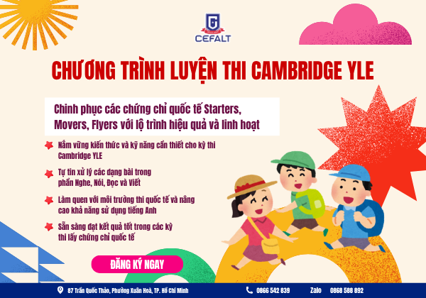 LUYỆN THI CAMBRIDGE YLE